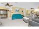 Spacious living room with plush seating, an open layout, and stylish decor at 330 Weber Ter, Port Charlotte, FL 33952