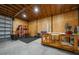 Spacious garage with work out equipment, and work bench at 369 Hyacinth St, Port Charlotte, FL 33954