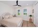 This bedroom has two windows letting in plenty of natural light at 3800 Carupano Ct, Punta Gorda, FL 33950