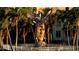Detailed carving of a native American's face with palm trees in the background at 3800 Carupano Ct, Punta Gorda, FL 33950
