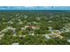 An aerial view showcasing the property's location in a neighborhood with lush landscaping and ample privacy at 3824 Dominic St, North Port, FL 34288