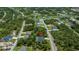 Aerial view of the home, showcasing its location and surrounding neighborhood at 3824 Dominic St, North Port, FL 34288