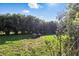 The well-manicured backyard is complete with tropical plantings and a concrete feature at 5052 Kingsley Rd, North Port, FL 34287