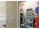 Large storage room with shelving; suitable for storing tools and fishing rods at 5146 Northridge Rd # 305, Sarasota, FL 34238