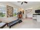 Bonus room featuring a treadmill, a lounge chair, and natural light at 5242 Blackjack Cir, Punta Gorda, FL 33982