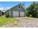 Exterior view of two car garage at 5242 Blackjack Cir, Punta Gorda, FL 33982