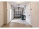 This is an attached two car garage with white walls and a concrete floor, ready to store your vehicles and belongings at 8098 Moonstone Dr # 17-203, Sarasota, FL 34233