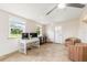 Bright, airy bonus room with lots of light, tiled floor and comfortable seating at 123 Annapolis Ln, Rotonda West, FL 33947