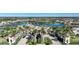 Aerial of community center and surrounding homes at 12425 Ghiberti Cir # 101, Venice, FL 34293