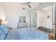 Bedroom featuring neutral decor and open doorway at 14684 Cherry Blossom Way, Punta Gorda, FL 33955