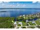 Waterfront property with direct access to the Gulf, featuring lush greenery and serene water views at 161 Danforth Dr, Punta Gorda, FL 33980