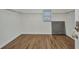 Walk-in closet has modern wood-look floors and adjustable metal shelving to keep you organized at 200 Valdiva St, Punta Gorda, FL 33983