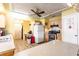 Open-plan kitchen with a breakfast bar and modern appliances at 20409 Emerald Ave, Port Charlotte, FL 33952