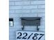 Close up of the front door, mailbox, and doorbell of the house at 22187 Lasalle Rd, Port Charlotte, FL 33952