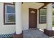 Covered front porch entrance at 2626 E 38Th Ave, Tampa, FL 33610