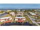 A high angle, sunny view of the condos with the bay in the background at 311 Garvin St # 301B, Punta Gorda, FL 33950