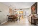 Cozy dining area that flows into the kitchen, perfect for entertaining and Gathering meals at 311 Garvin St # 301B, Punta Gorda, FL 33950
