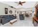 Comfortable living room with open floor plan, vaulted ceilings and lots of seating at 4142 Reif Ct, Port Charlotte, FL 33981