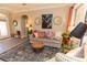 Inviting living room with stylish furnishings and decor, plus views to other living areas at 4640 W Price Blvd, North Port, FL 34286