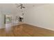 Open concept living area adjacent to the kitchen at 510 Border St, Port Charlotte, FL 33953