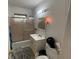 Compact bathroom featuring a shower and vanity at 2336 Picnic St, Port Charlotte, FL 33952