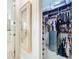 Walk-in closet with lots of space for all your hanging and folded items at 119 Creek Se Dr, Port Charlotte, FL 33952