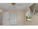Bedroom featuring a closet, a window, and a ceiling fan at 1242 Orlando Blvd, Port Charlotte, FL 33952