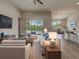 Bright and spacious living area with ample seating at 15741 Autry Cir, Port Charlotte, FL 33981