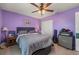 Cozy bedroom with modern color, natural light and tile flooring at 1865 Rival Ter, North Port, FL 34286
