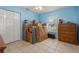 Bedroom filled with boxes at 1865 Rival Ter, North Port, FL 34286