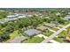Scenic neighborhood view featuring well-spaced homes, lush greenery, nearby tennis courts and swimming pools at 25062 Palisade Rd, Punta Gorda, FL 33983
