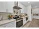 Well-appointed kitchen featuring modern appliances, stylish countertops, and ample cabinet space at 25062 Palisade Rd, Punta Gorda, FL 33983