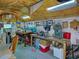 Interior view of the shed being used as a workshop at 2969 Wells Ave, North Port, FL 34286