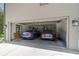Spacious garage with modern lighting and ample parking at 4460 Northshore Dr, Punta Gorda, FL 33980