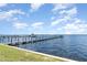 Enjoy scenic views of the serene lake from the private dock at 4460 Northshore Dr, Punta Gorda, FL 33980