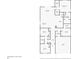 Detailed floor plan showcasing the layout of the bedrooms, bathrooms, kitchen, and living spaces at 11383 Burgundy Dr, Venice, FL 34293