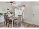 Cozy dining area featuring natural light and stylish decor at 1546 Gourmet Rd, North Port, FL 34288