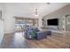 Spacious living room with ample seating and sliding doors leading to the backyard at 1546 Gourmet Rd, North Port, FL 34288