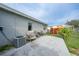 Backyard features a patio area and a storage shed at 21524 Edgewater Dr, Port Charlotte, FL 33952