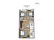 Second floor plan featuring three bedrooms, two bathrooms, and ample closet space at 3609 Bal Harbor Blvd, Punta Gorda, FL 33950