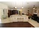 Eat-in kitchen with center island with seating and tiled flooring at 39 Norman St, Port Charlotte, FL 33954
