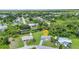Aerial view of property highlighting the canal and community at 769 Crestview Nw Cir, Port Charlotte, FL 33948