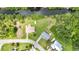 Birds-eye view of residential neighborhood, illustrating the proximity to canal and waterways at 769 Crestview Nw Cir, Port Charlotte, FL 33948