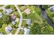 Scenic neighborhood aerial view showing canal access, lush landscapes, and peaceful suburban setting at 769 Crestview Nw Cir, Port Charlotte, FL 33948