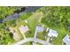 Aerial view of homes along canal, illustrating the waterfront lifestyle and community layout at 769 Crestview Nw Cir, Port Charlotte, FL 33948