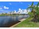 Waterfront view with dock at 825 Via Tunis, Punta Gorda, FL 33950