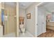 Well-lit bathroom featuring a walk-in shower and a clean, modern design at 900 E Marion Ave # 1403, Punta Gorda, FL 33950