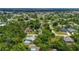 Aerial view of a single-Gathering home showcasing its private lot and community at 732 Haleybury St, Port Charlotte, FL 33948