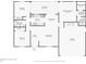 Detailed floor plan showcasing the layout, dimensions, and flow of the home's living spaces at 5260 Jessamine Ave, North Port, FL 34291