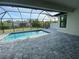 Spacious pool and patio area at 124 Hercules Dr, Rotonda West, FL 33947